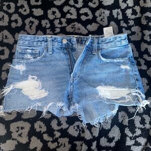 abercrombie jean shorts